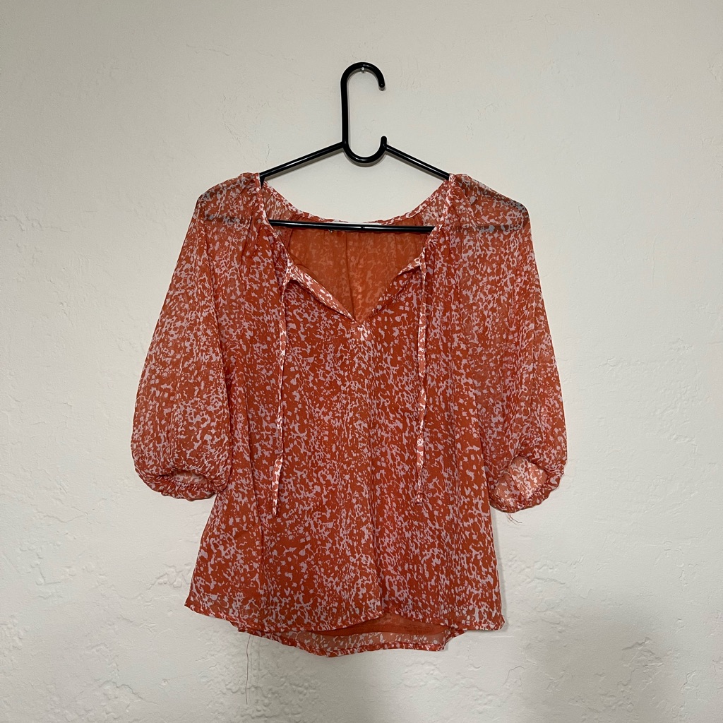 Abercrombie And Fitch Puff Sleeve Top